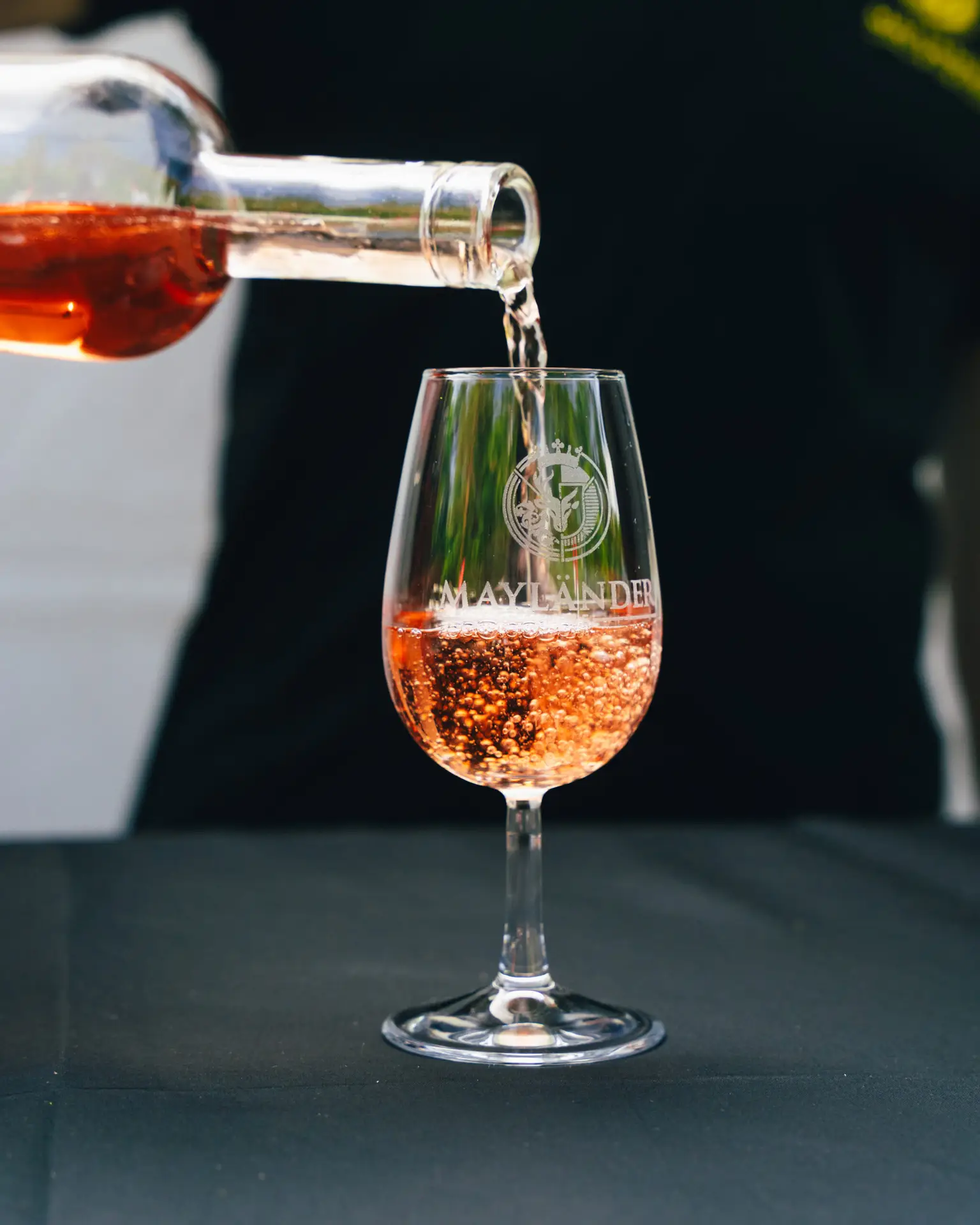 Pouring Rosé at Le Mans 24hr race