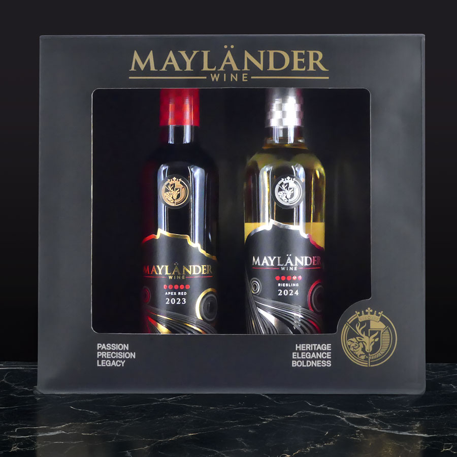 Mayländer Wein halbe Flasche Duo-Geschenkset