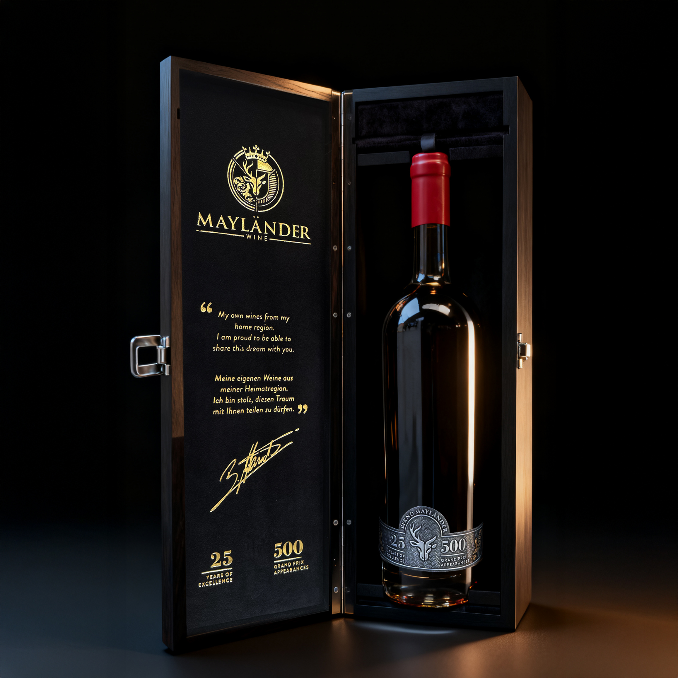 Mayländer Limited Edition 25 | 500 Magnum bottle & collectors box