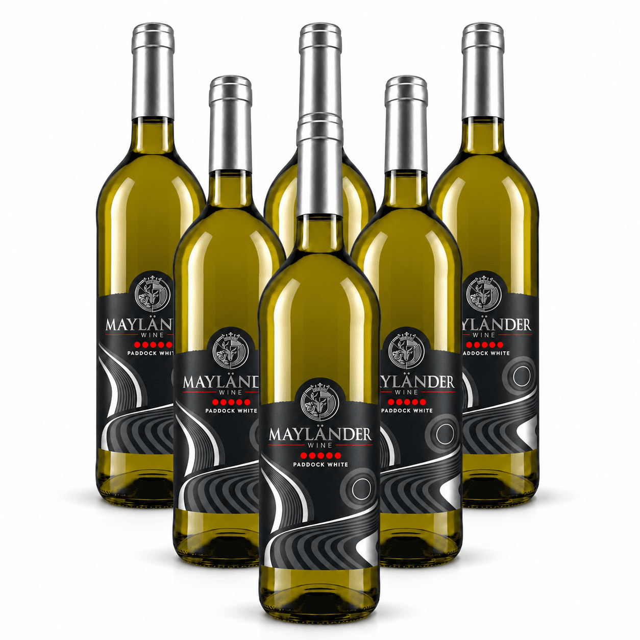 Mayländer Paddock White six-bottle case