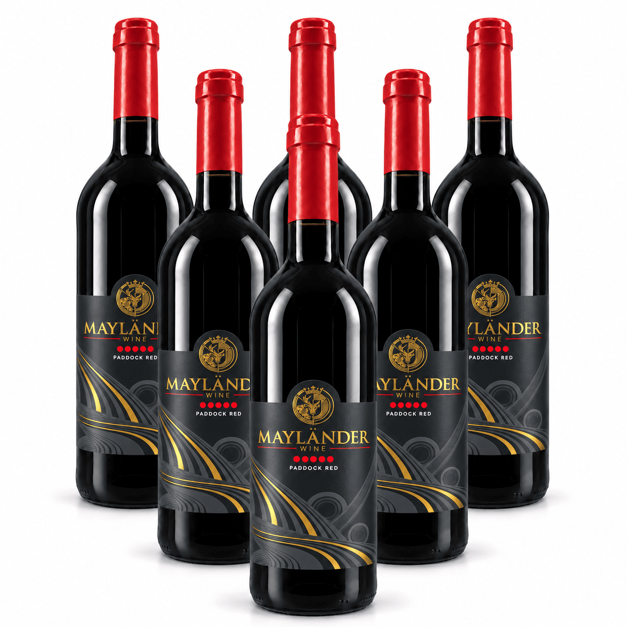 Six-Bottle Mayländer Paddock Red Case