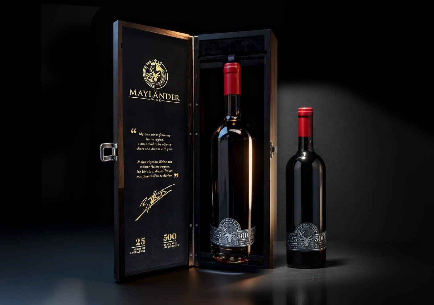 Maylander – Vino – Edición Legacy – 25 – 500 – Magnum – 750 ml